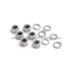 Ecrous de jante D,8 / clef 11mm  Modèles Italiens (jeu x 6)